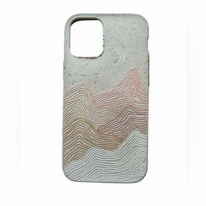 Pela Seashell Pink Peaks Eco-friendly iPhone 12 mini Phone Case